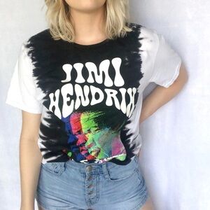 Jimi Hendrix NWOT Distressed Graphic Tee